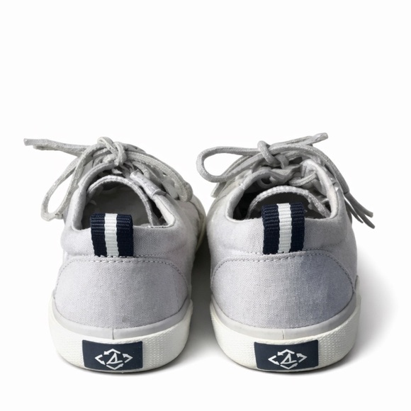 Sperry Pier Wave Sneakers Women’s 10W Lilac Purple Canvas Lace Up - Picture 4 of 4